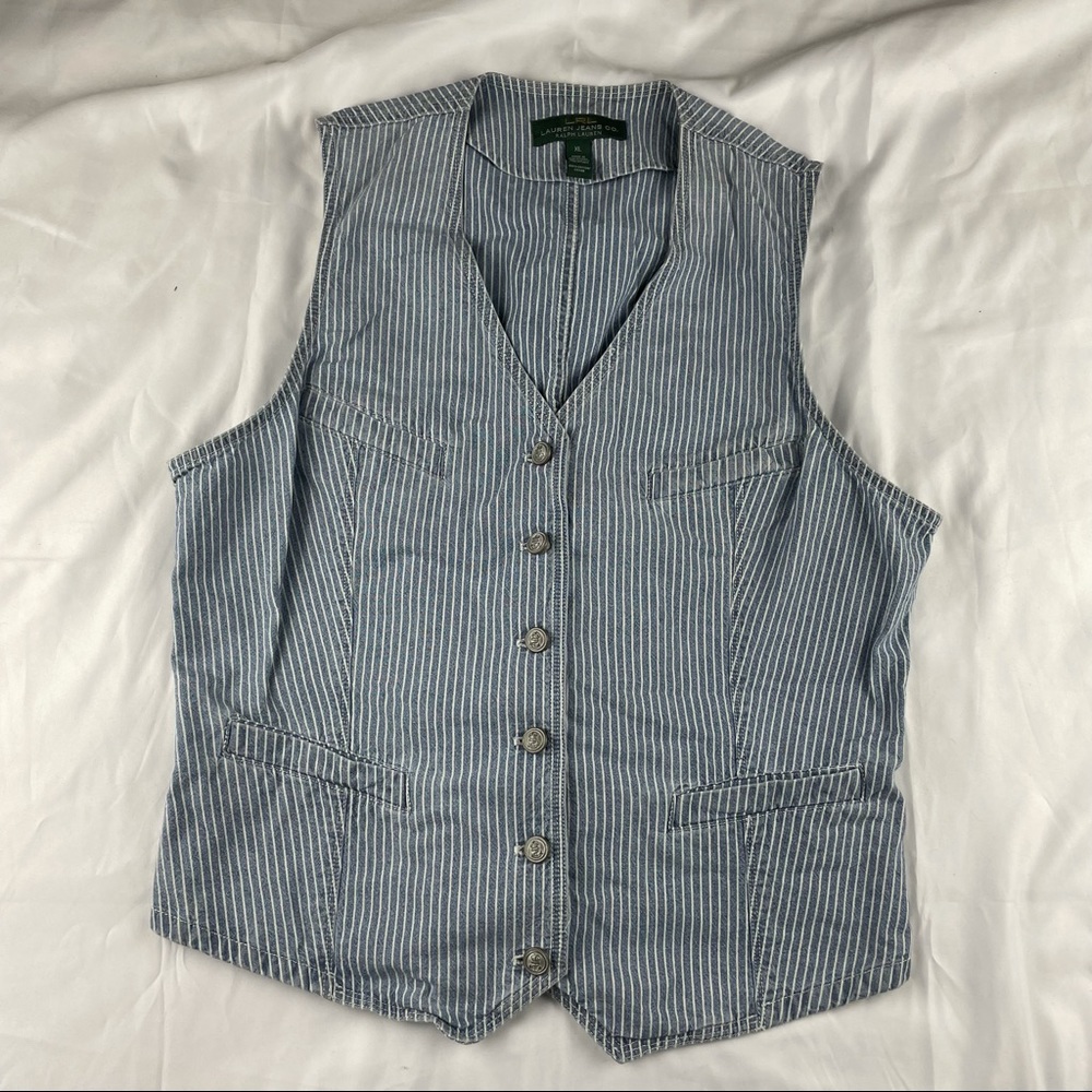Ralph Lauren Striped Vest XL